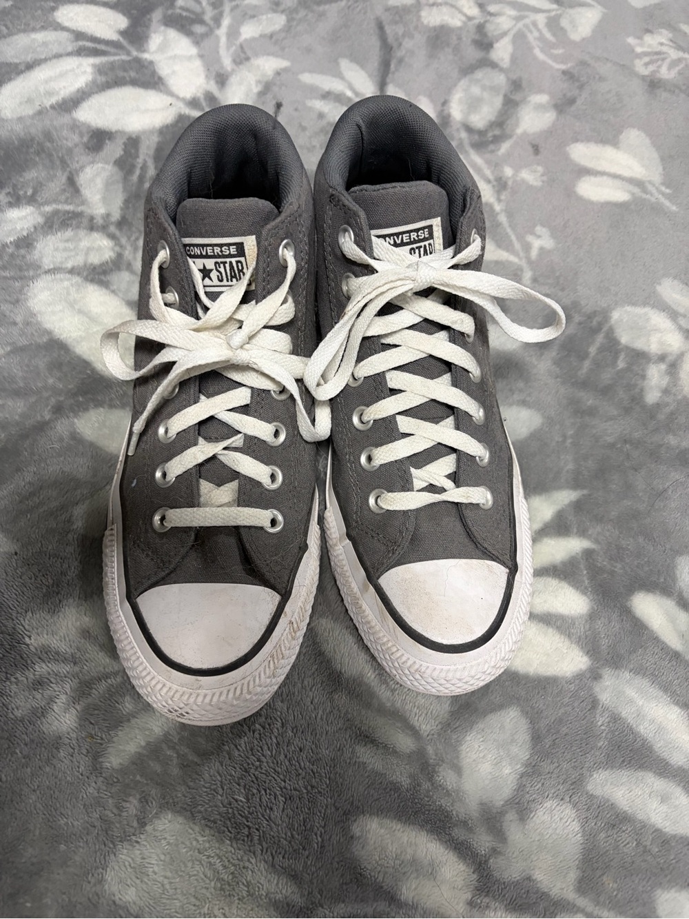 Men’s Converse Chuck Taylor All Star High Top - Gray/White